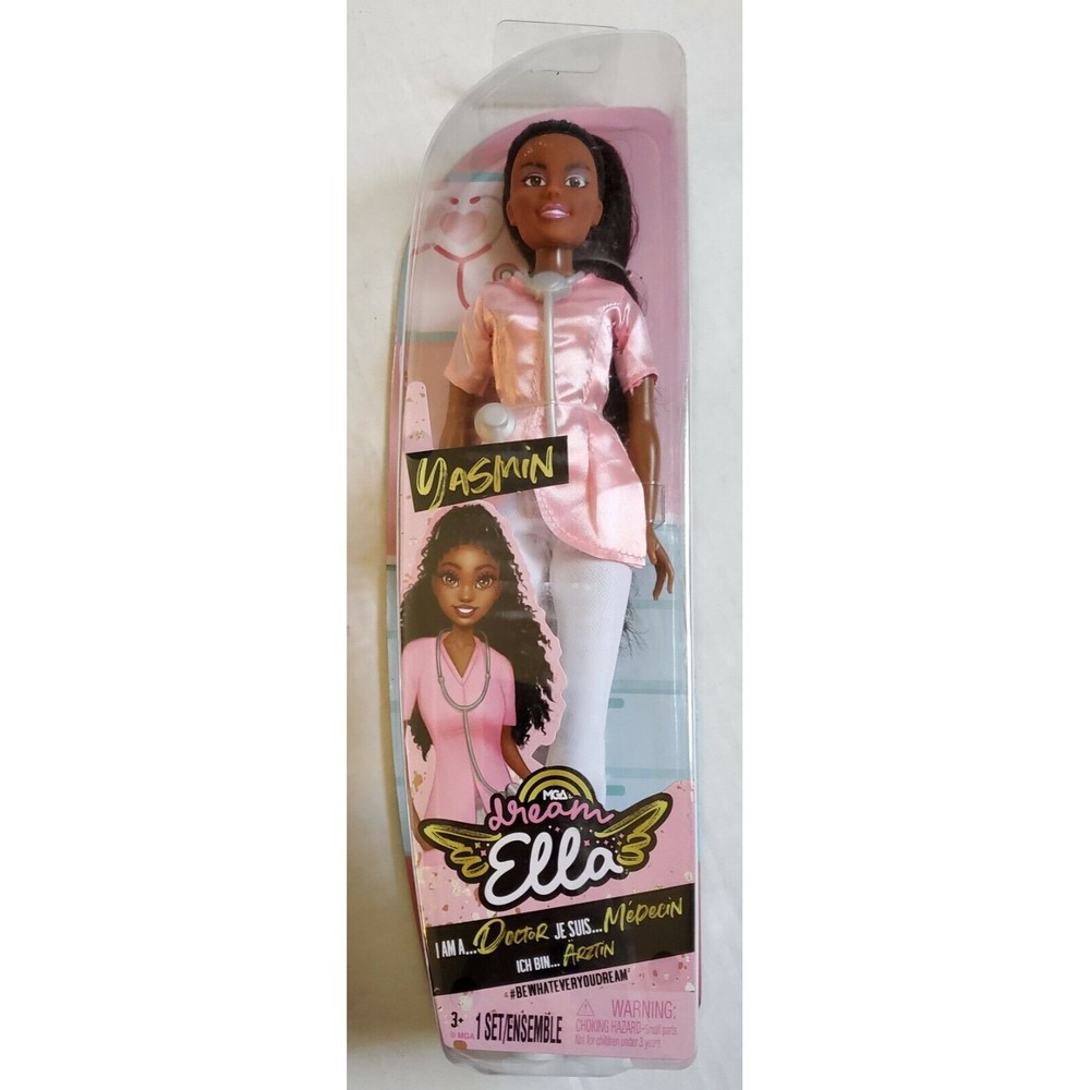 MGA's Dream Ella I AM Fashion Doll Yasmin Doctor With Stethoscope 11.5" New!